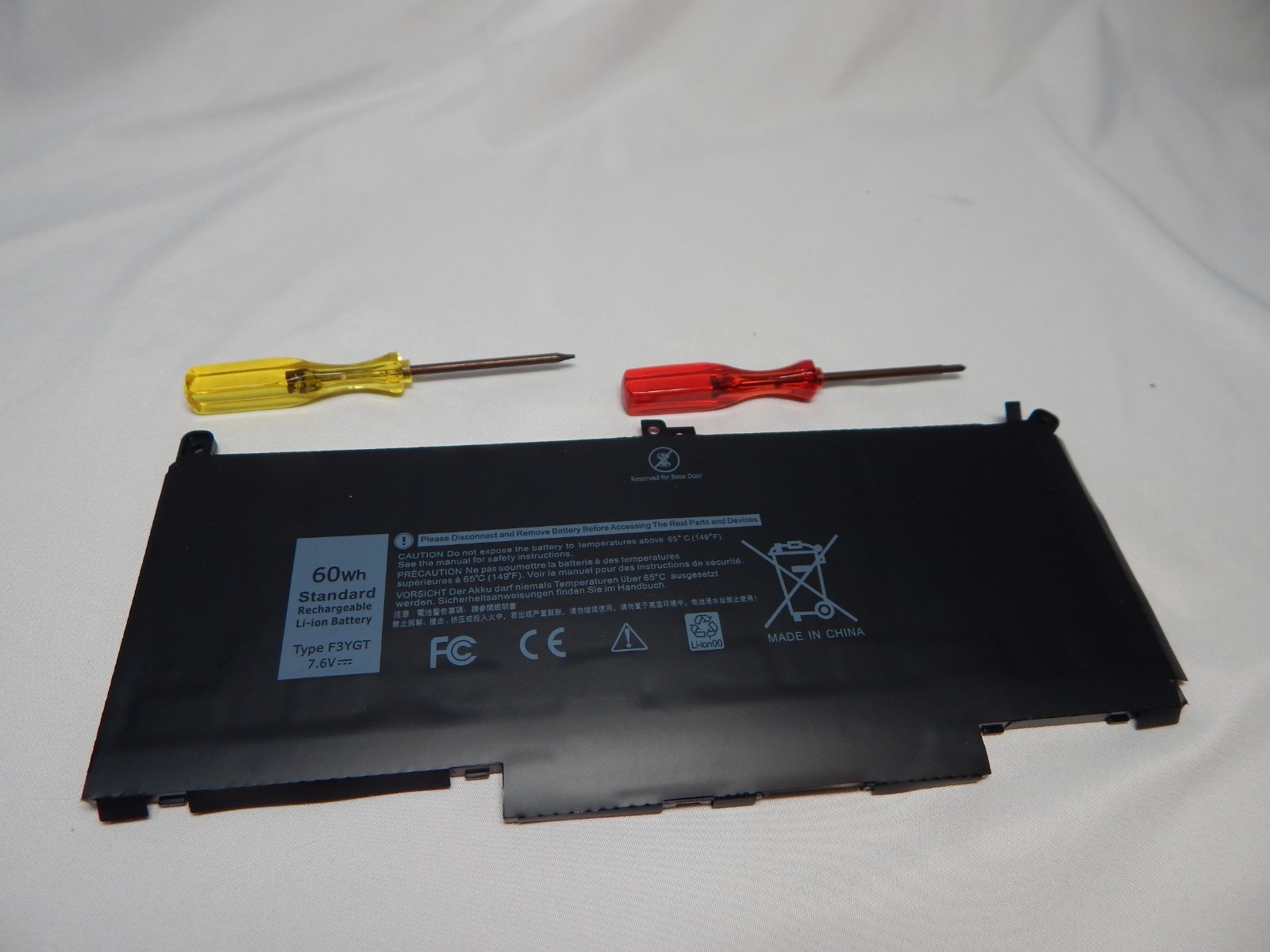 DELL F3YGT 7.6V 60Wh 7500mAh Laptop Battery