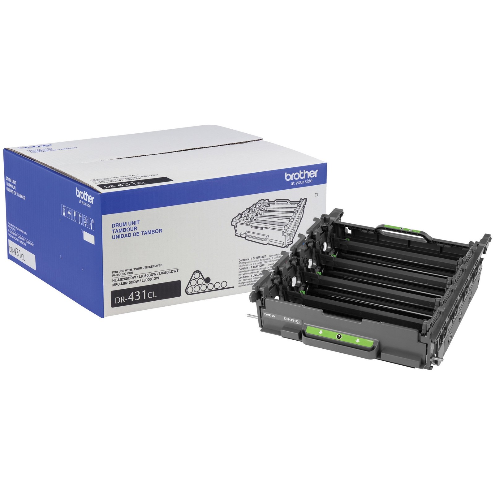Brother Genuine DR431 Drum Unit (DR431CL)