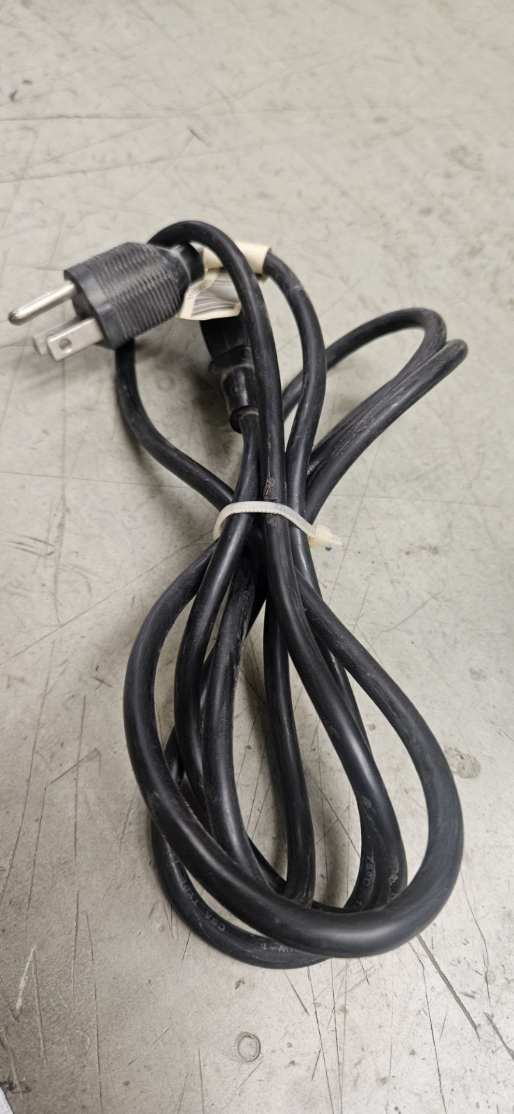 HP 121565-001 AC Power Cord Cable 3-Prong 10A 125V Black 6ft C13 Connector