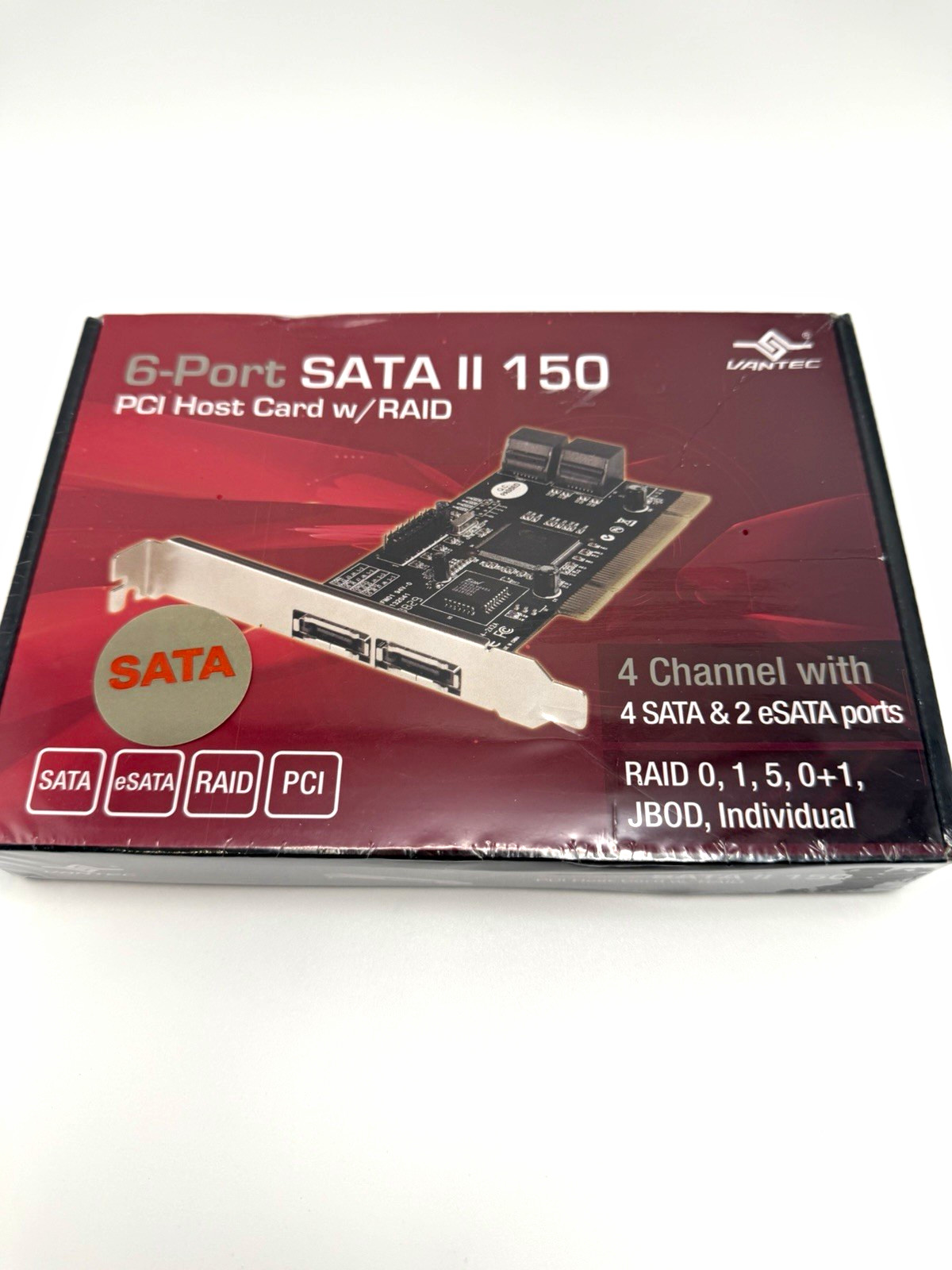 Vantec UGT-ST310R 6-Port PCI SATA II/eSATA RAID Card 0/1/5/0+1 150MB/s