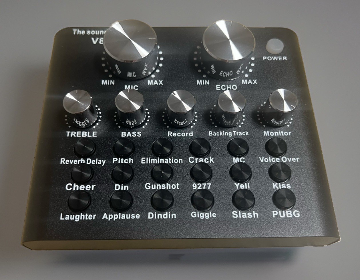 Audio Interface V8 USB Sound Card Audio Microphone Webcast Live Sound Card