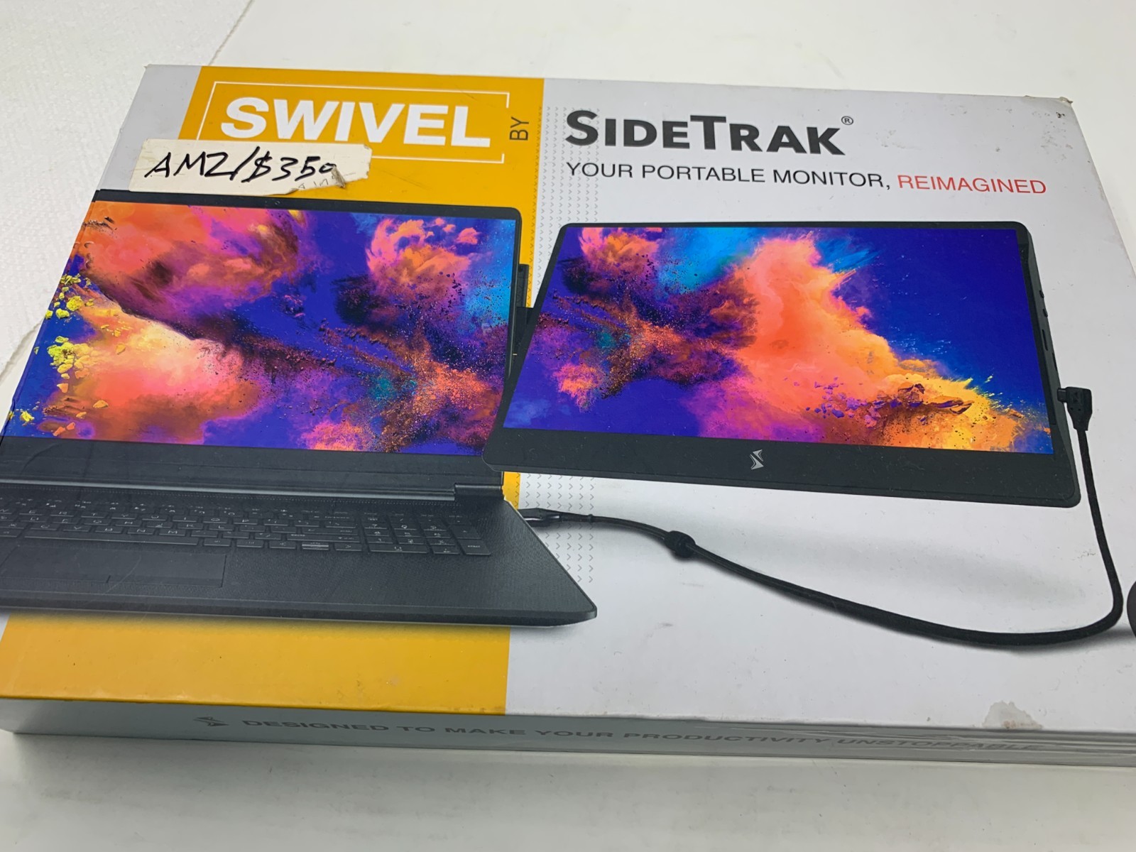 SideTrak Swivel Attachable Portable Monitor 14" FHD USB-C mini HDMI for Laptop