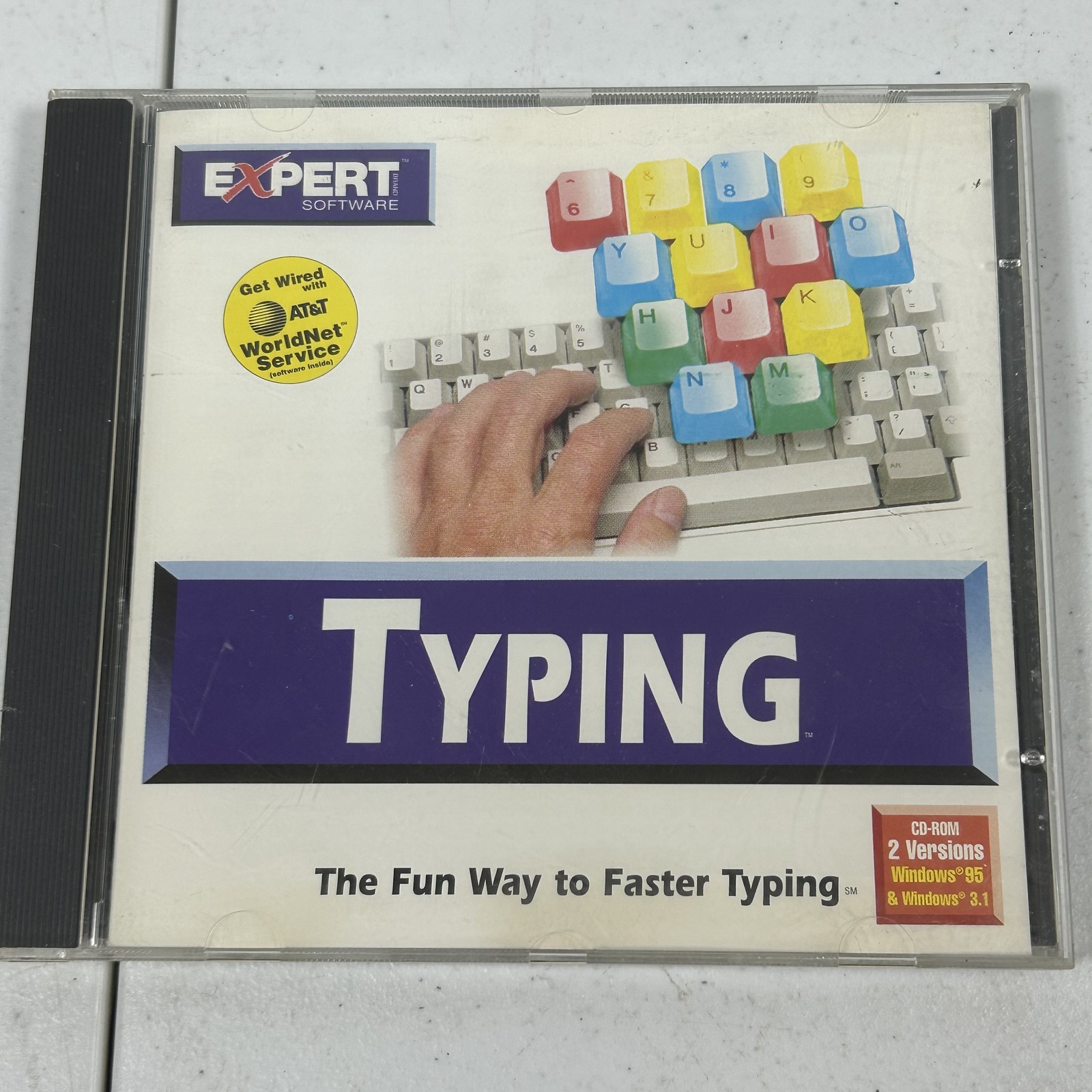 Expert Typing CD-ROM Software for Windows 95 & 3.1 - Learn to Type Faster