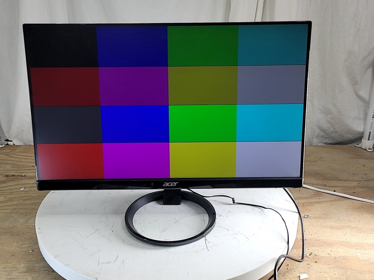 Acer R240HY UM.QR0AA.001 23.8" LCD Monitor HDMI DVI VGA GRADE B