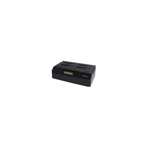 Startech SATDOCK4U3RE 4BAY HARD DRIVE DUPLICATOR DOCK HDD SSD CLONER WIPER DISK