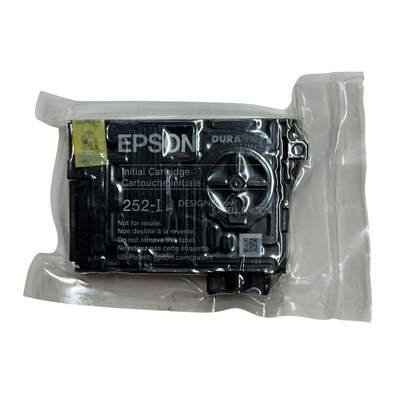 NEW Genuine Epson 252 252-I Initial Capacity Black Ink Cartridge UNOPENED NO BOX