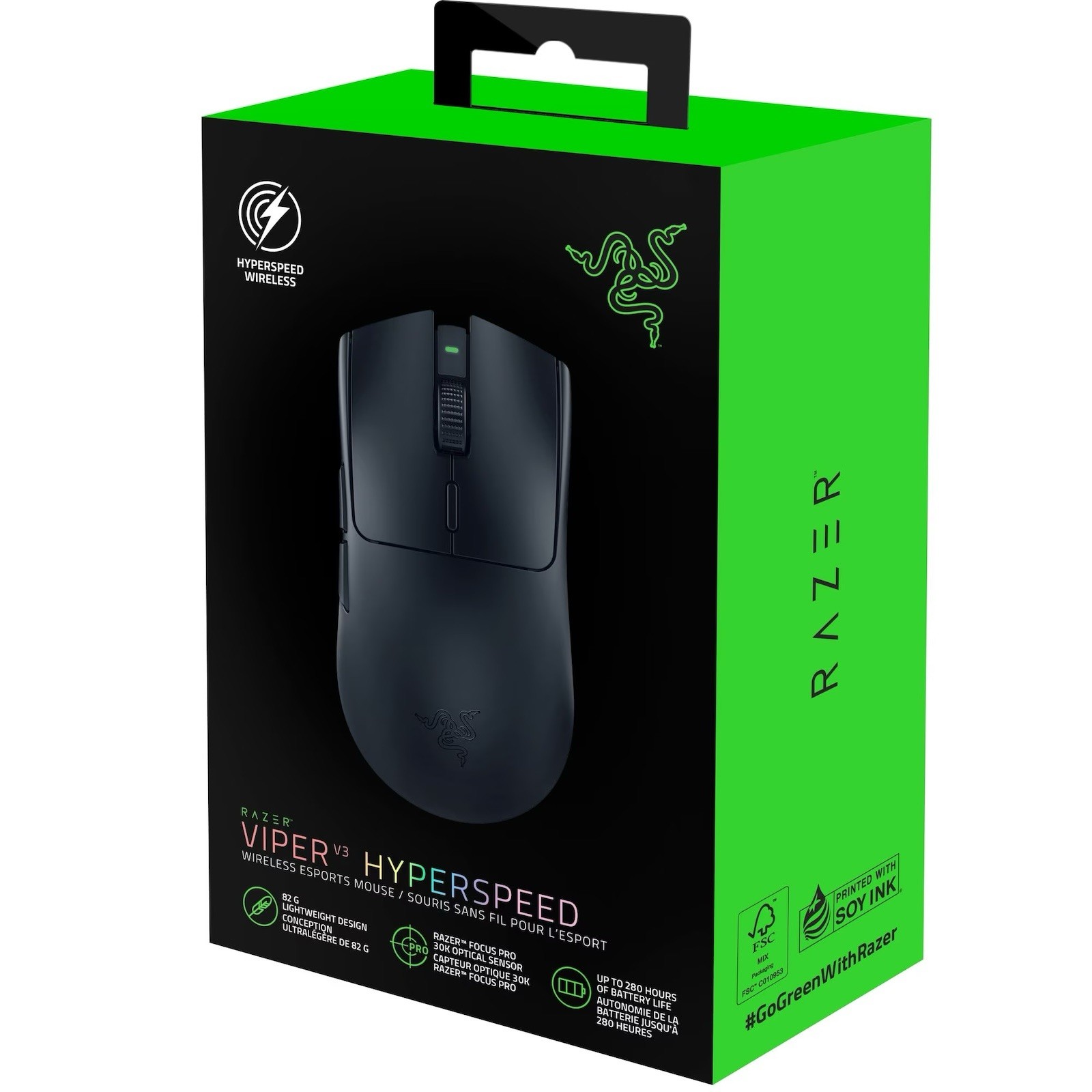 Razer Viper V3 Pro Wireless Gaming Mouse - Black