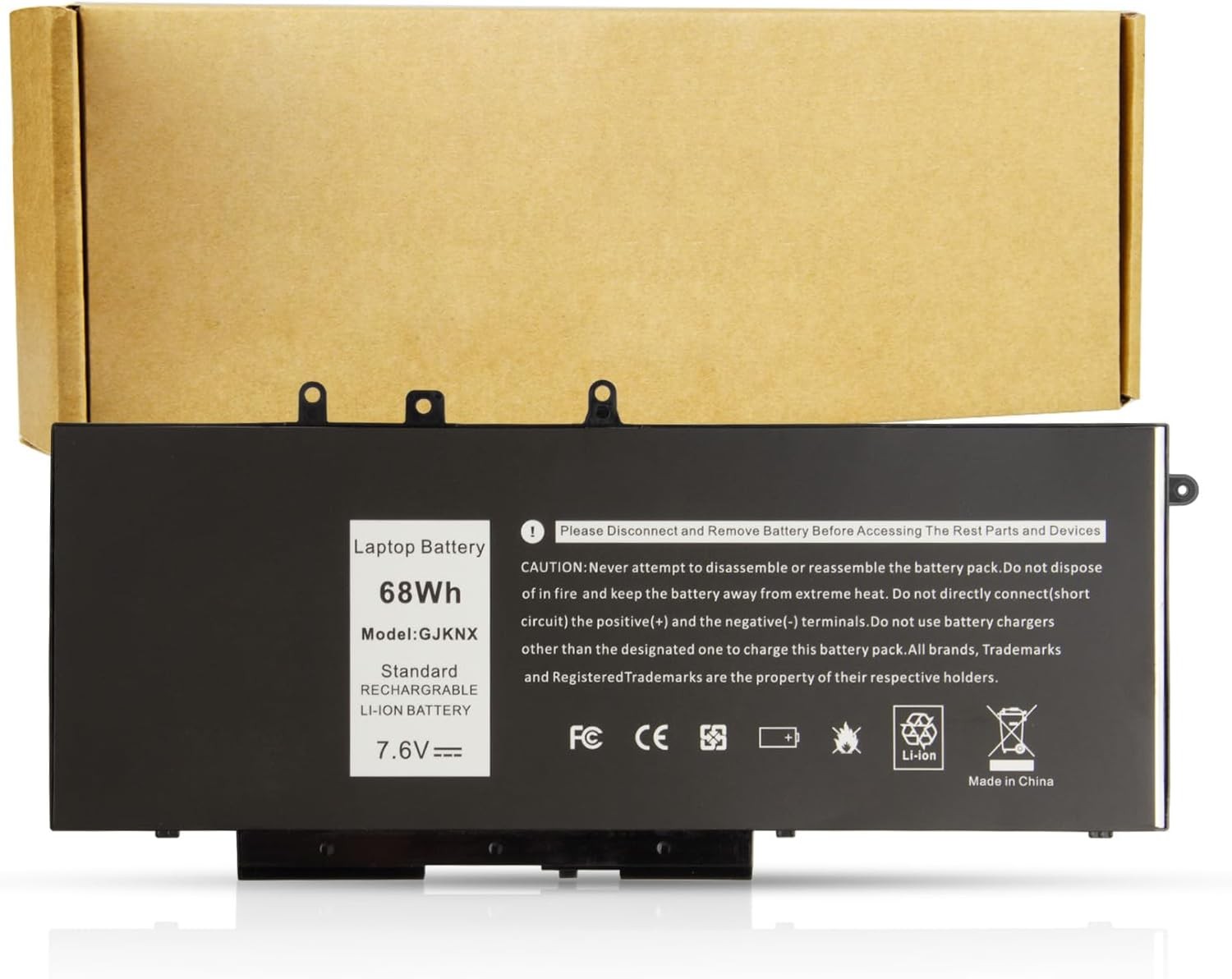 68Wh GJKNX Battery Replacement for Dell Latitude 5480 5580 5280 5288 5488 5490