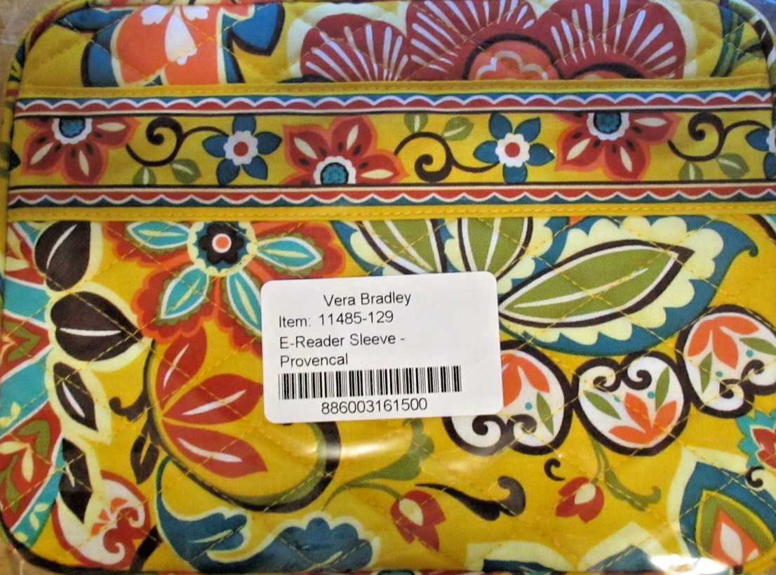 Vera Bradley ~ Provencal #11485-129 * E-Reader sleeve ~ NEW