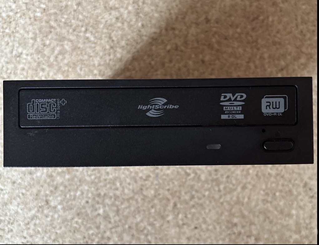 HP DH-16ABLH DVD/CD LightScribe Rewritable Drive Fully Tested
