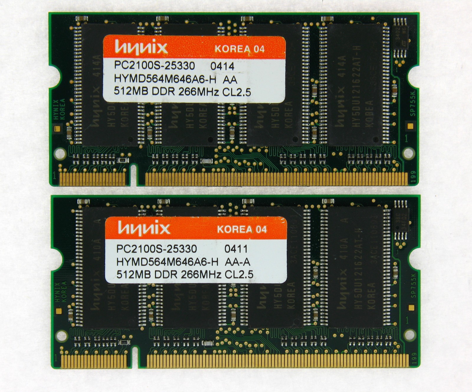 1GB 2x512MB PC2100 DDR266 200pin Sodimm Memory For IBM ThinkPAD A31 R40 T30 G40