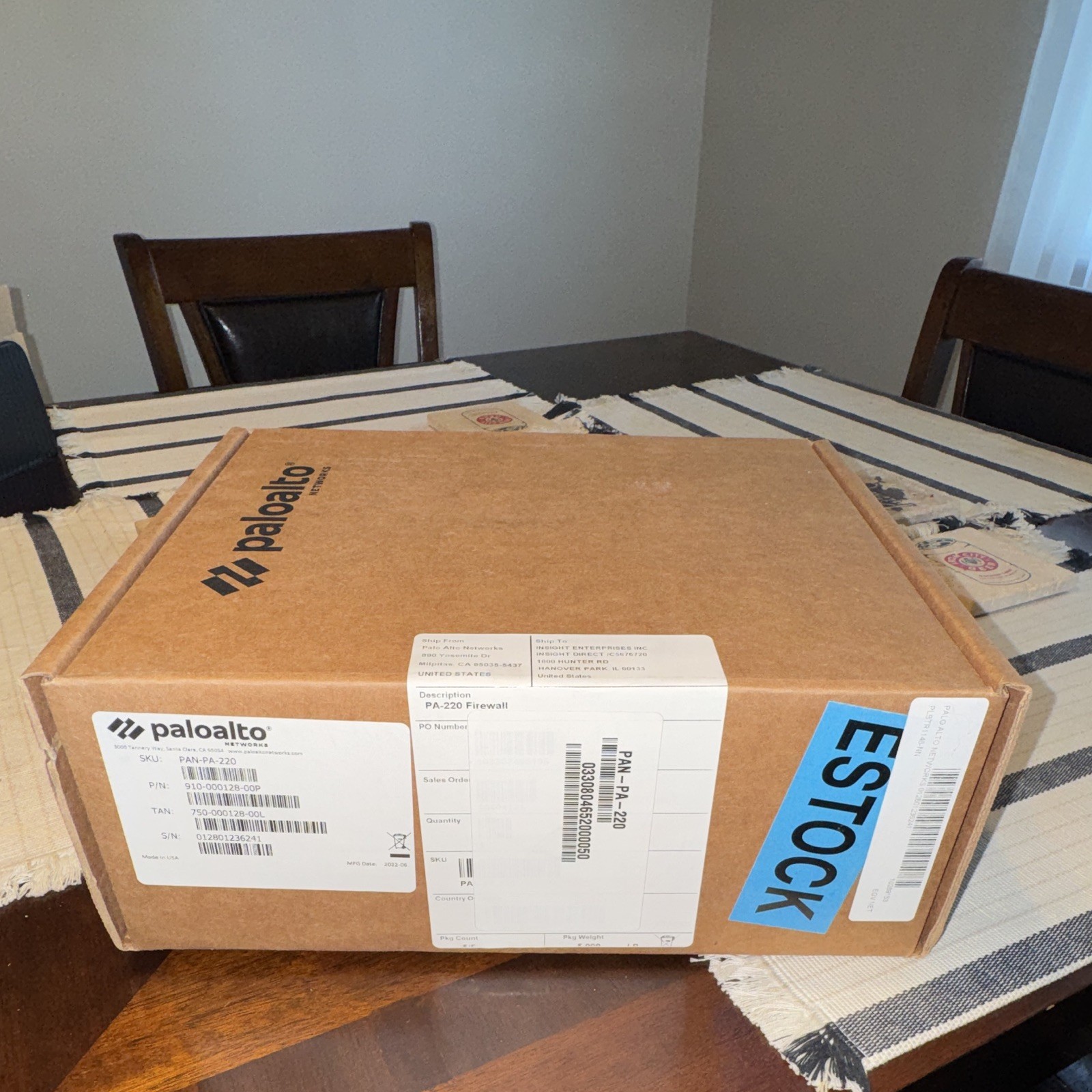 Palo Alto Networks PA-220 Firewall PAN-PA-220 New Unopened