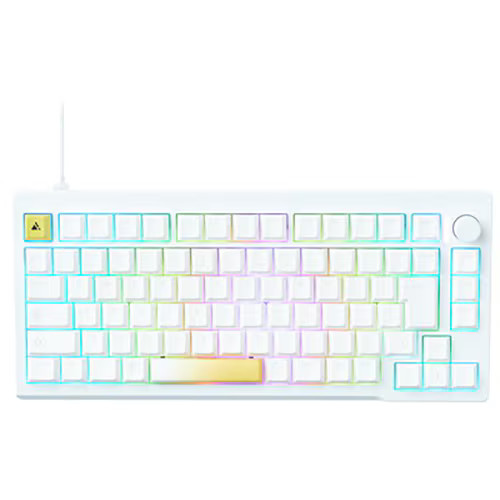 ULTRA PLUS UP Trigger CNC 75% Gaming Keyboard White UP-MKGA75MTL-RT-J/W JDMPS