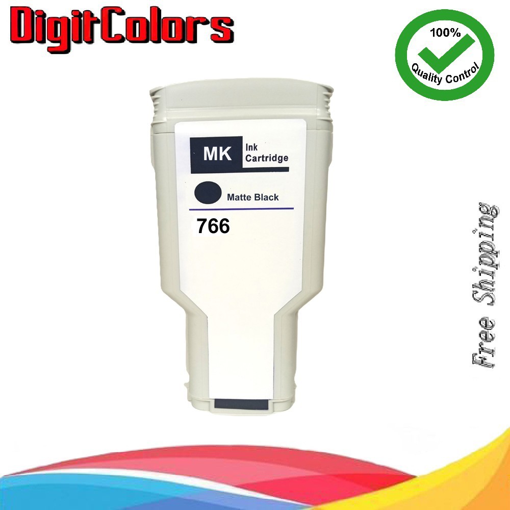 Matte Black H 766 compatible P2V92A 300ml ink cartridge DesignJet XL3600/3600dr
