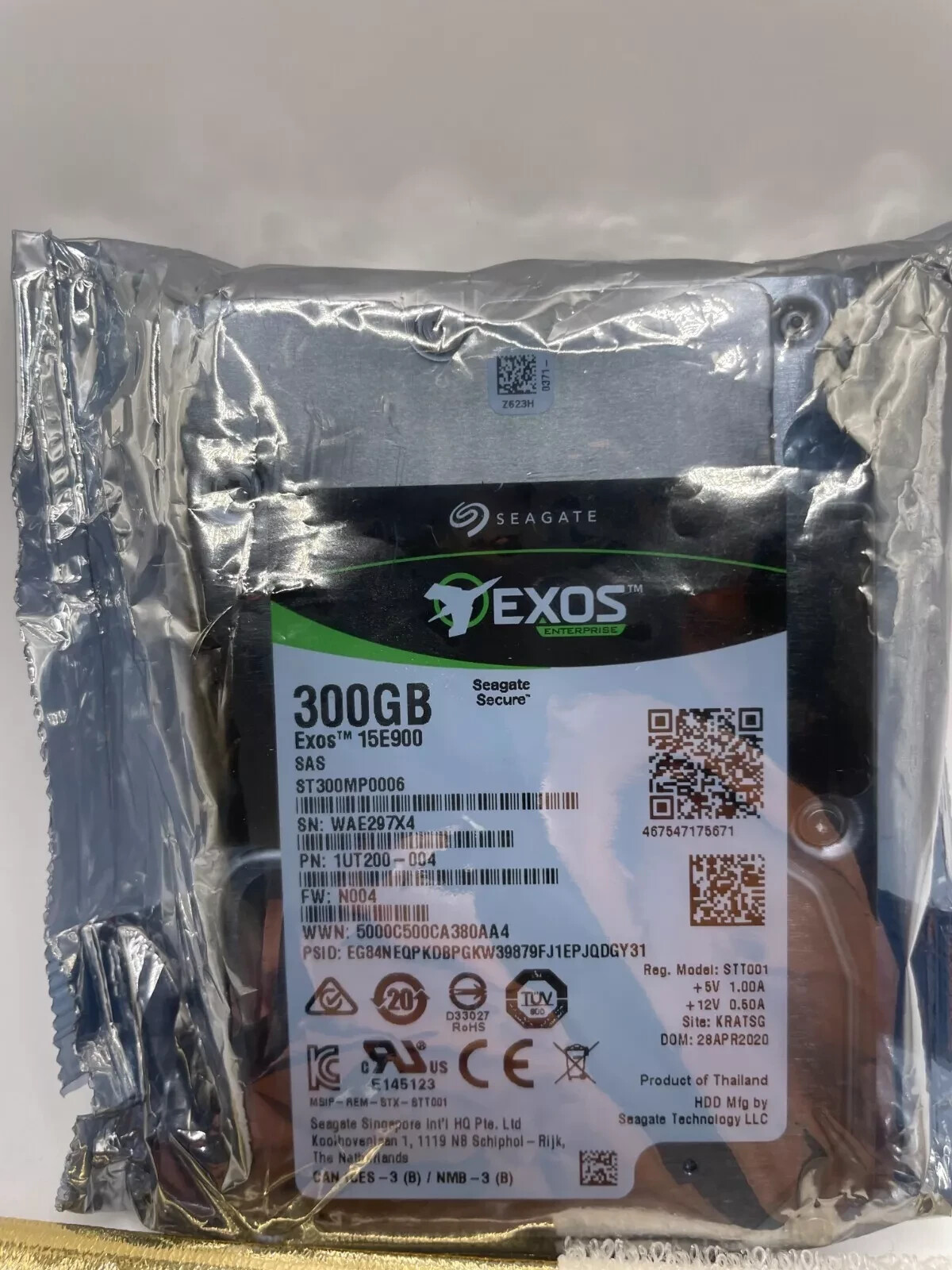 ST300MP0006 SEAGATE EXOS 300GB 15000RPM SAS 12GB/S 256MB