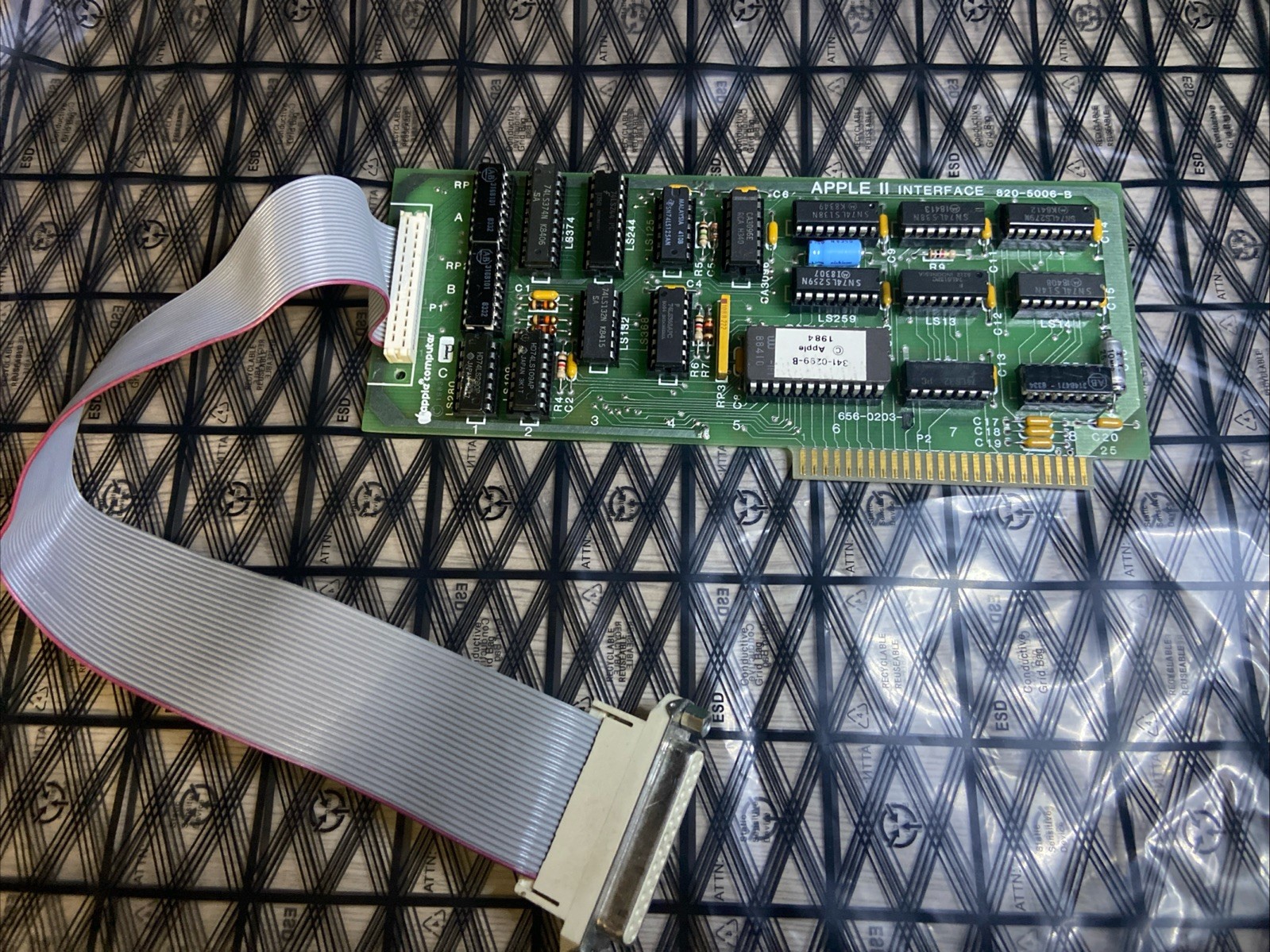 Rare Vintage Apple II ProFile Hard Drive Interface Card 820-5006-B 341-0259-B