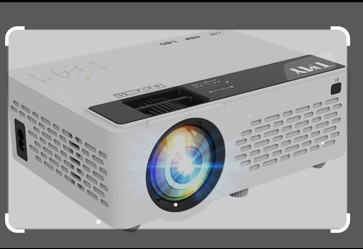 TMY Mini Projector 1080P 7500Lumen Portable Full HD