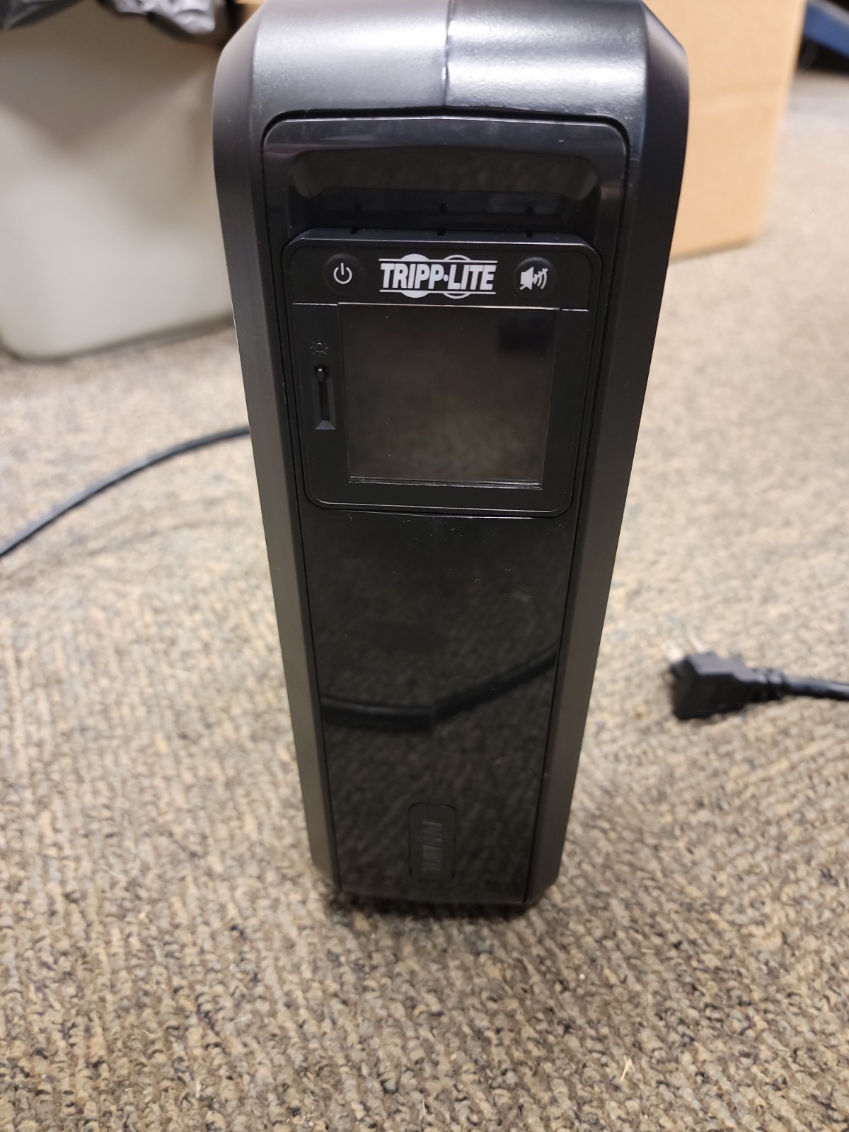 Tripp Lite UPS: OMNI650LCD, No Battery, Used, Sold As Is.