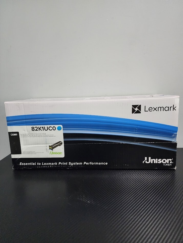 Lexmark 82K1UC0 Toner Cartridge, Cyan Genuine