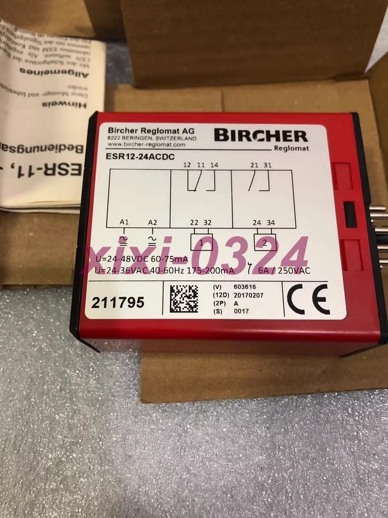 BIRCHER Protector ESR12-24ACDC 211795 Brand New Fast Shipping FedEx or DHL