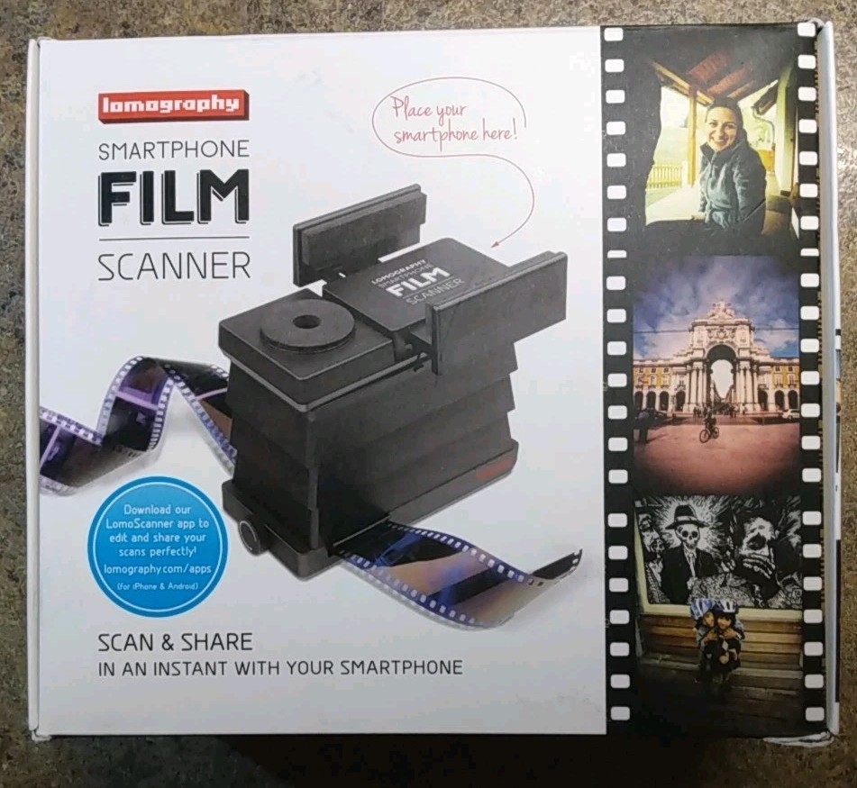 NEW Lomography Smartphone 35mm Film and Slide Scanner - New Open Box