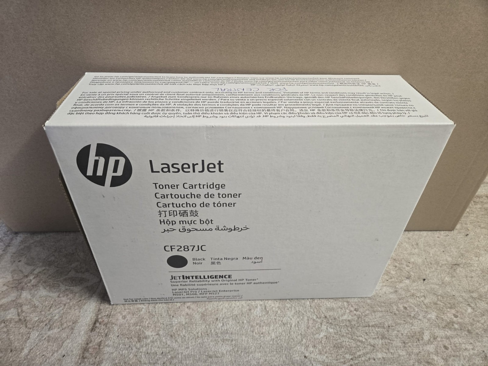 HP 87X OPEN BOX GENUINE OEM CF287JC 