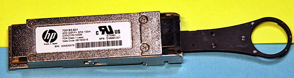 720187-B21 HPE HP 40Gb QSFP+ MPO SR4 100m Transceiver 746960-001