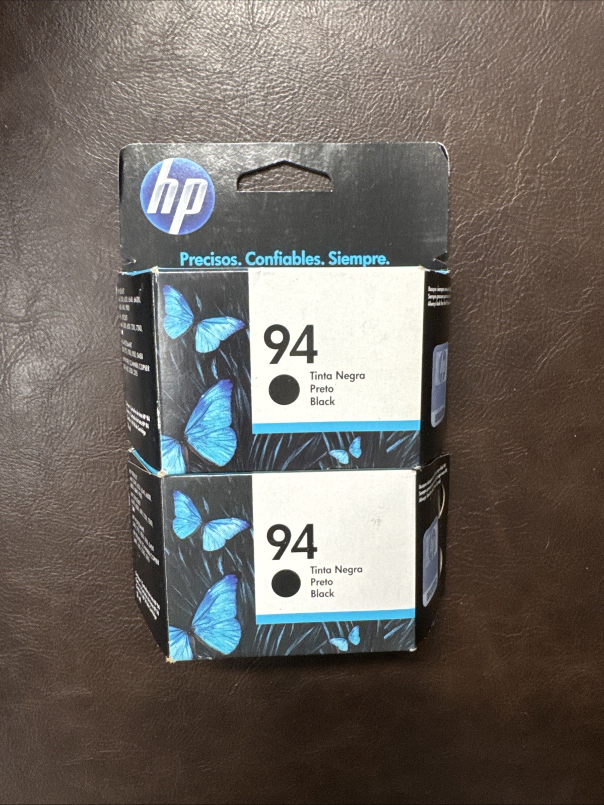 2 HP 94 Ink Cartridge  Black C8765WN New Sealed Box Old Stock 2 for 1