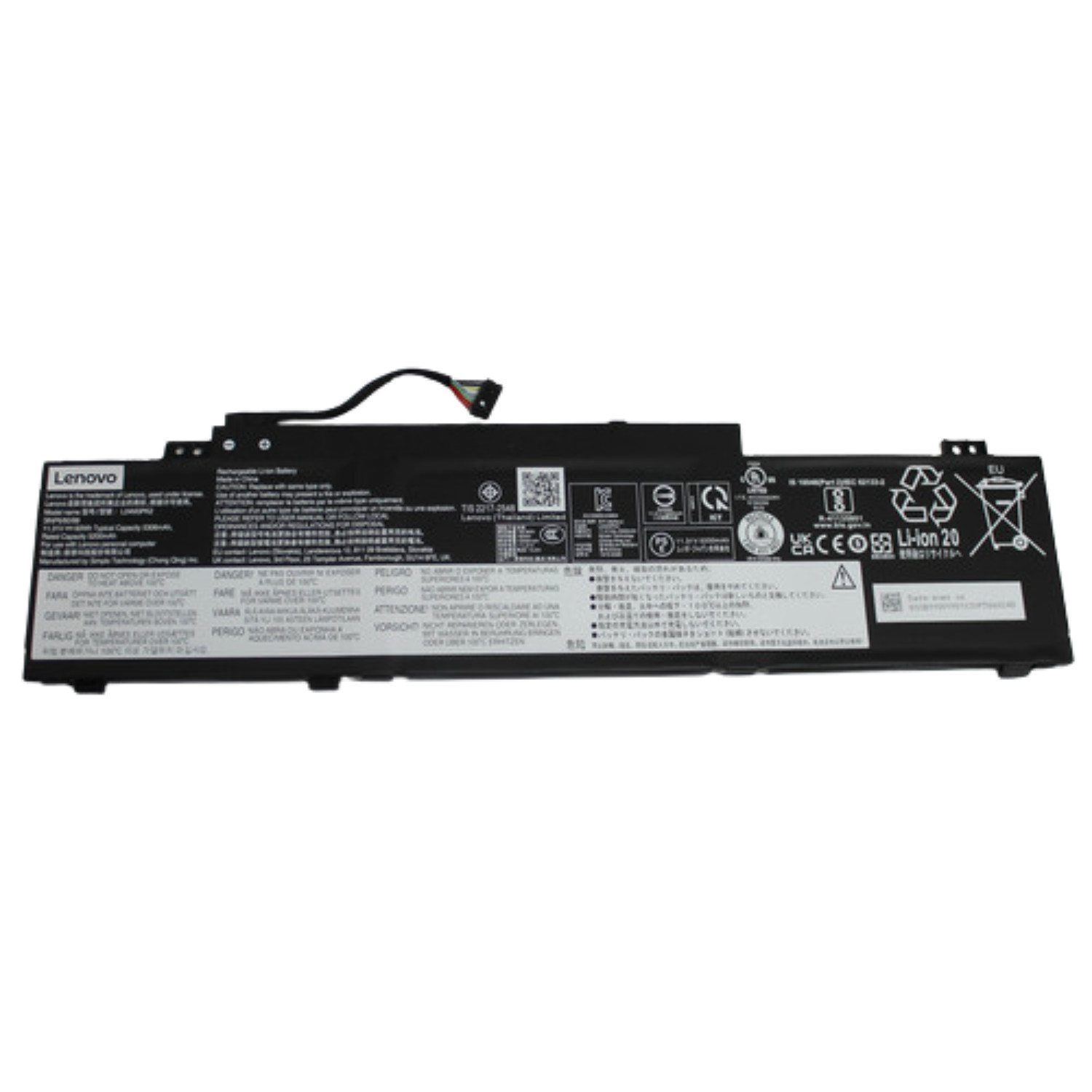 L24M3PK2 LENOVO BATTERY 11.3V 60WH 3CELL IDEAPAD SLIM 5 16AKP10 "GRADE A"