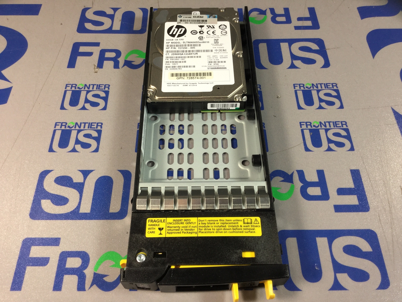 HPE 727398-001 - 3PAR StoreServ M6710 600GB 6Gb SAS 10K SFF