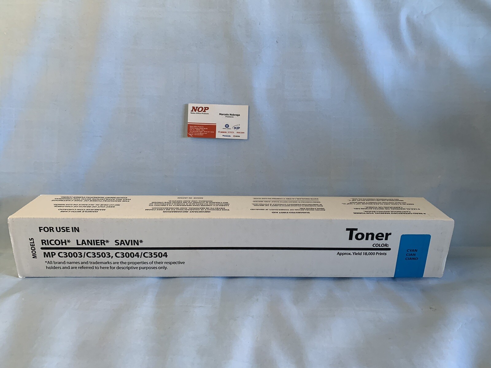 CYAN RICOH TONER MP C3003 C3503 C3004 C3504 841816, 841820.