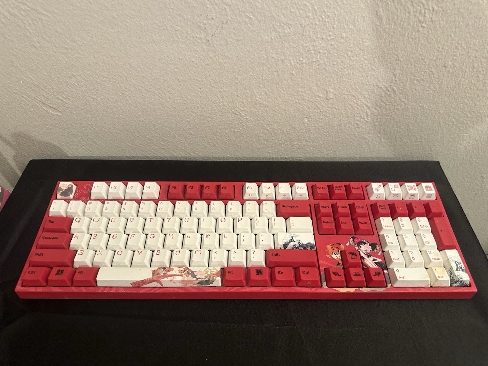 Varmilo VA108M Koi Full Size Gaming Mechanical Keyboard Cherry MX Silver