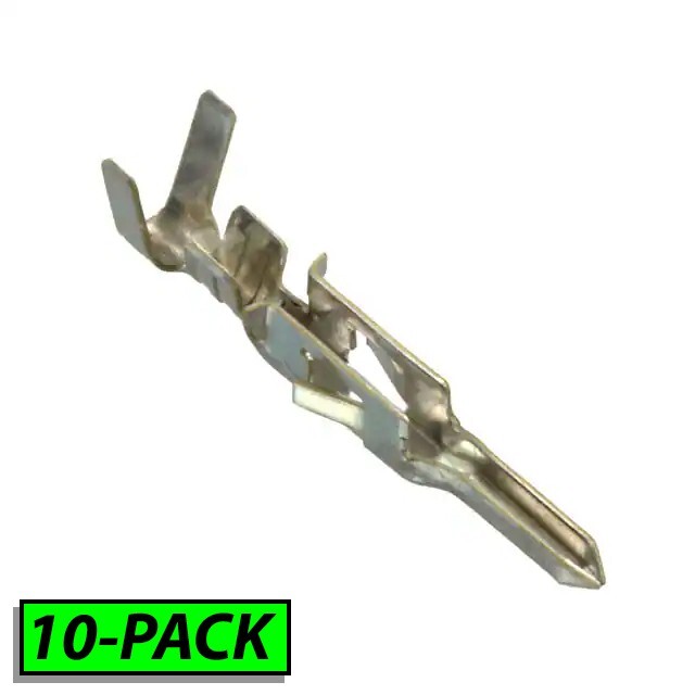 Molex 39-00-0040 Male Mini-Fit Jr Crimp Terminals Pins 18-24 AWG 5558, 10 PACK