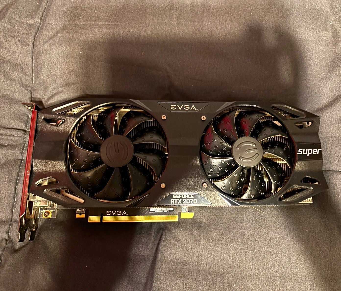 EVGA NVIDIA GeForce RTX 2070 SUPER XC BLACK PCIe x16 Dual Fan Heatsink GPU