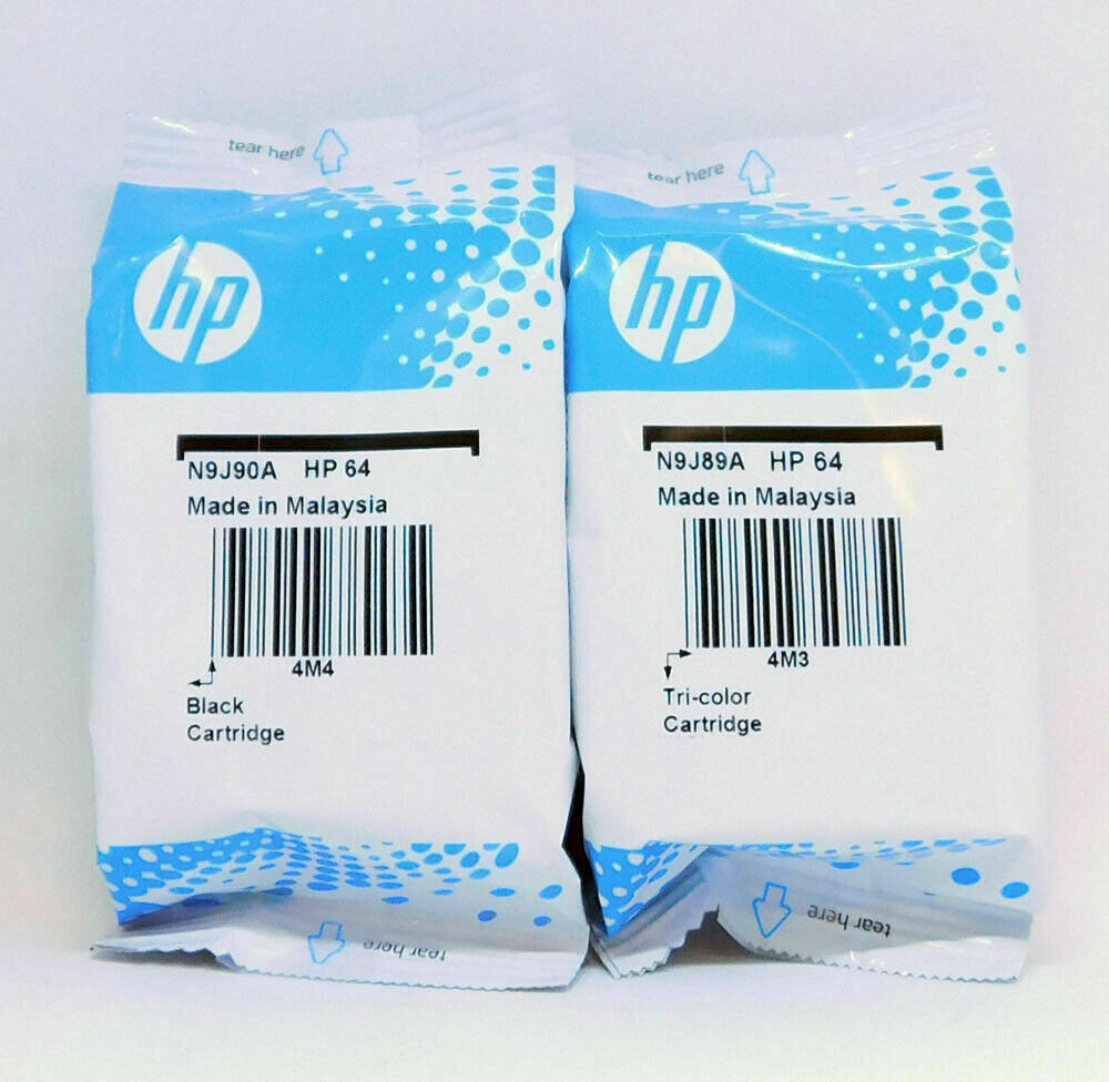 2 pack HP 64 Black Color genuine Combo Ink cartridge for Envy Photo Printer OEM