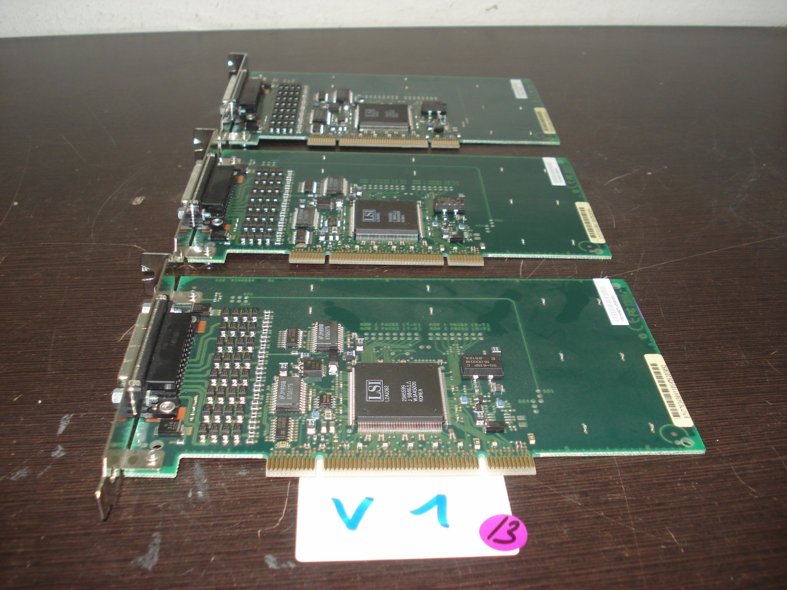 Lot of 3 IBM 91H4034 PCI Twinax Adapter Card
