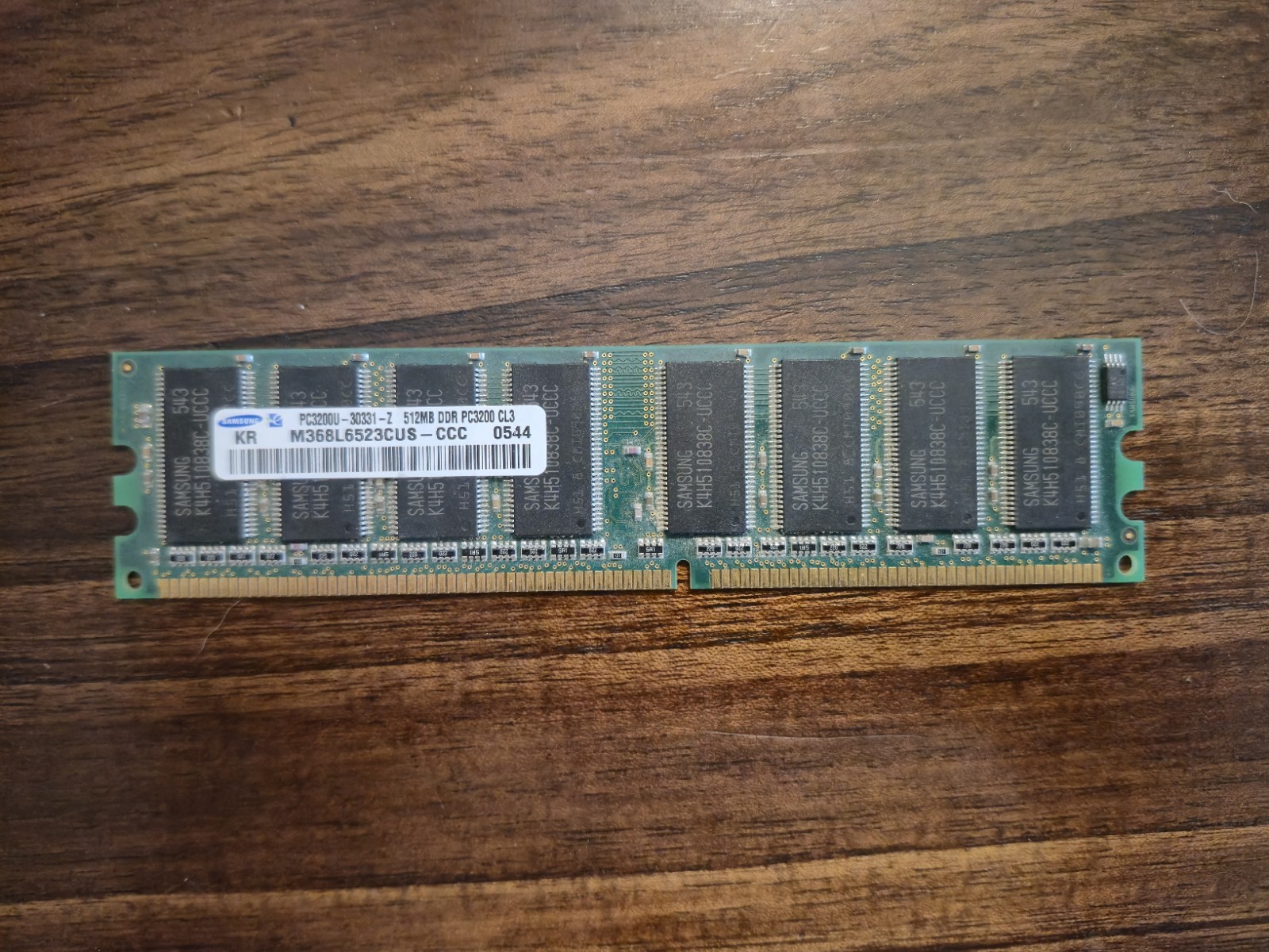 *UNTESTED* Samsung 1x512MB DDR-400 (PC-3200U) Desktop Memory (Select 1-2)