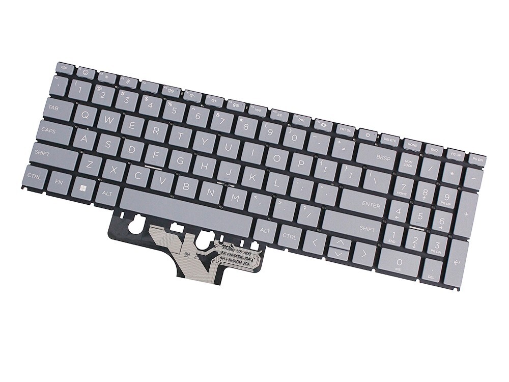 New for HP 15-fc0046nr 15-fc0062nr 15-fc0157nr Laptop Non-Backlit Keyboard Gray