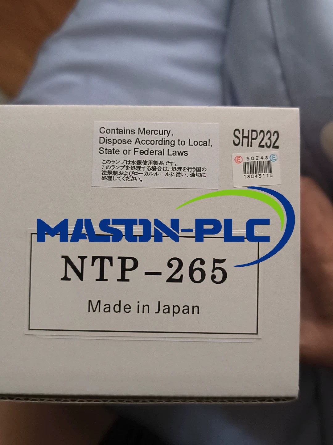 1PCS Metal Halide Lamp NTP-265 101-300W Shipping DHL or FedEX