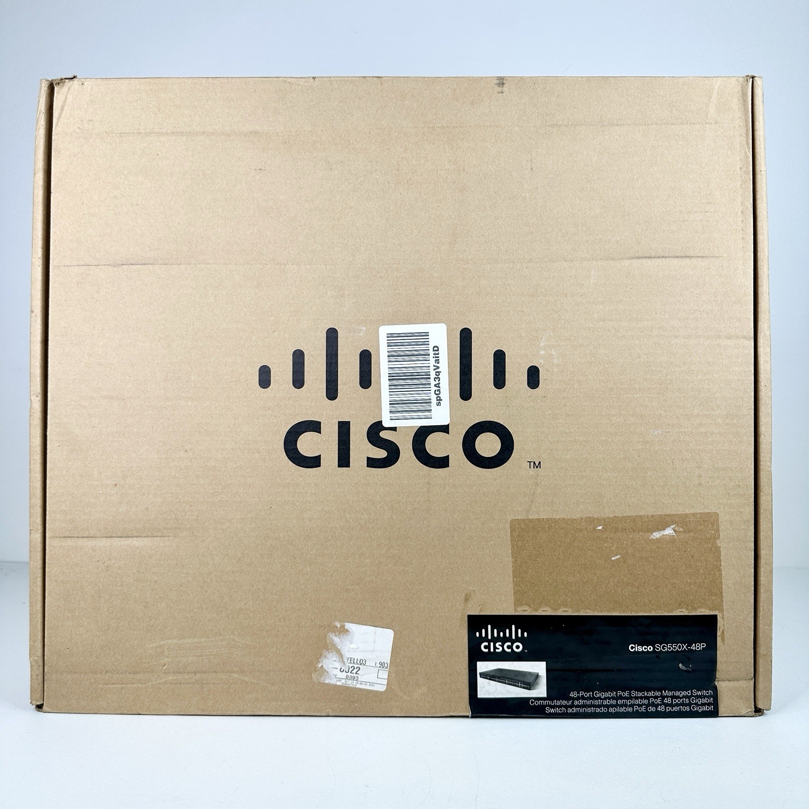 CISCO SG550X-48P-K9-NA🛜 | 48-PORT GIGABIT POE STACKABLE MANAGED SWITCH | NEW✨
