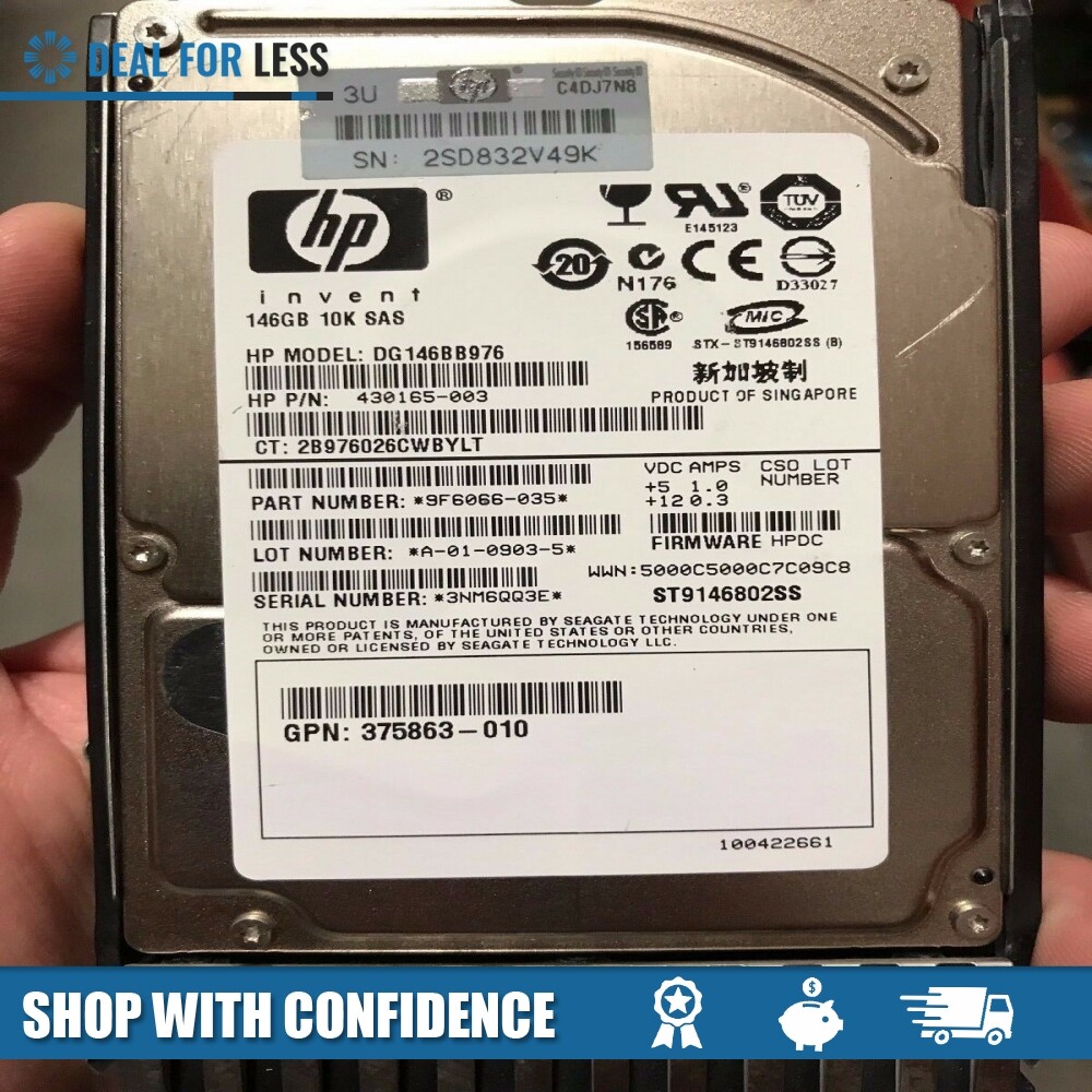518006-001-HP 146GB 10K SAS DUAL PORT DRIVE
