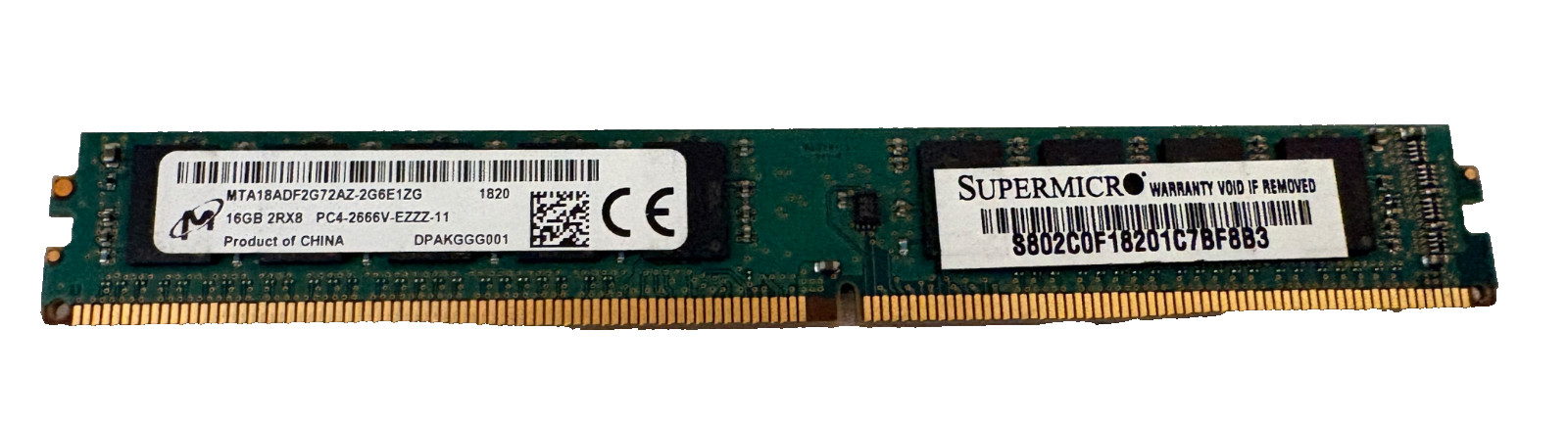 Micron 16GB MTA18ADF2G72AZ-2G6E1ZG