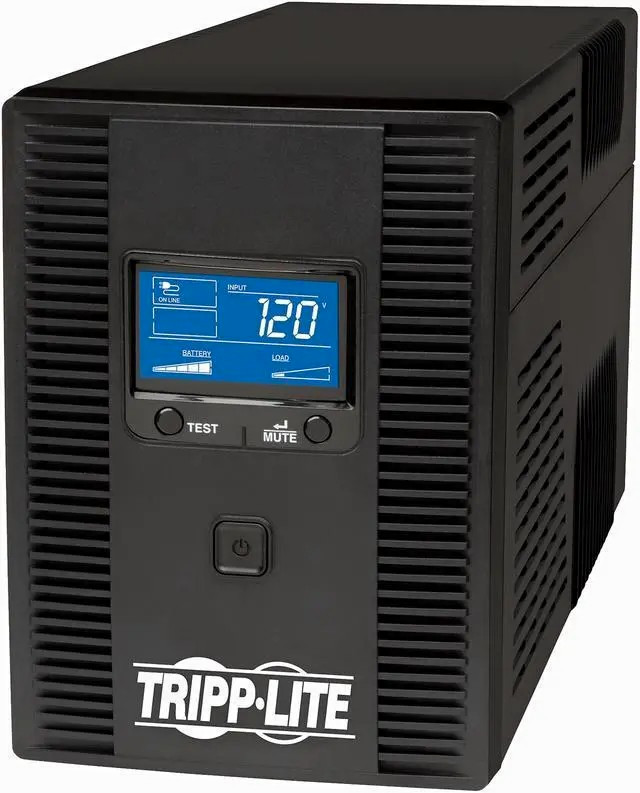 Tripp Lite SmartPro 1500VA 900W 120V Tower UPS 10 Outlets LCD AVR