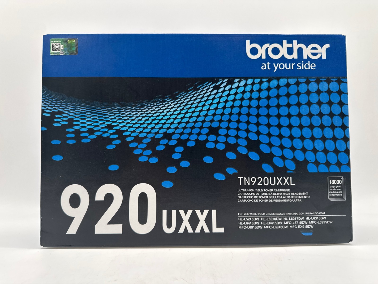 Brother Genuine TN920UXXL Ultra High Yield Black Toner Cartridge