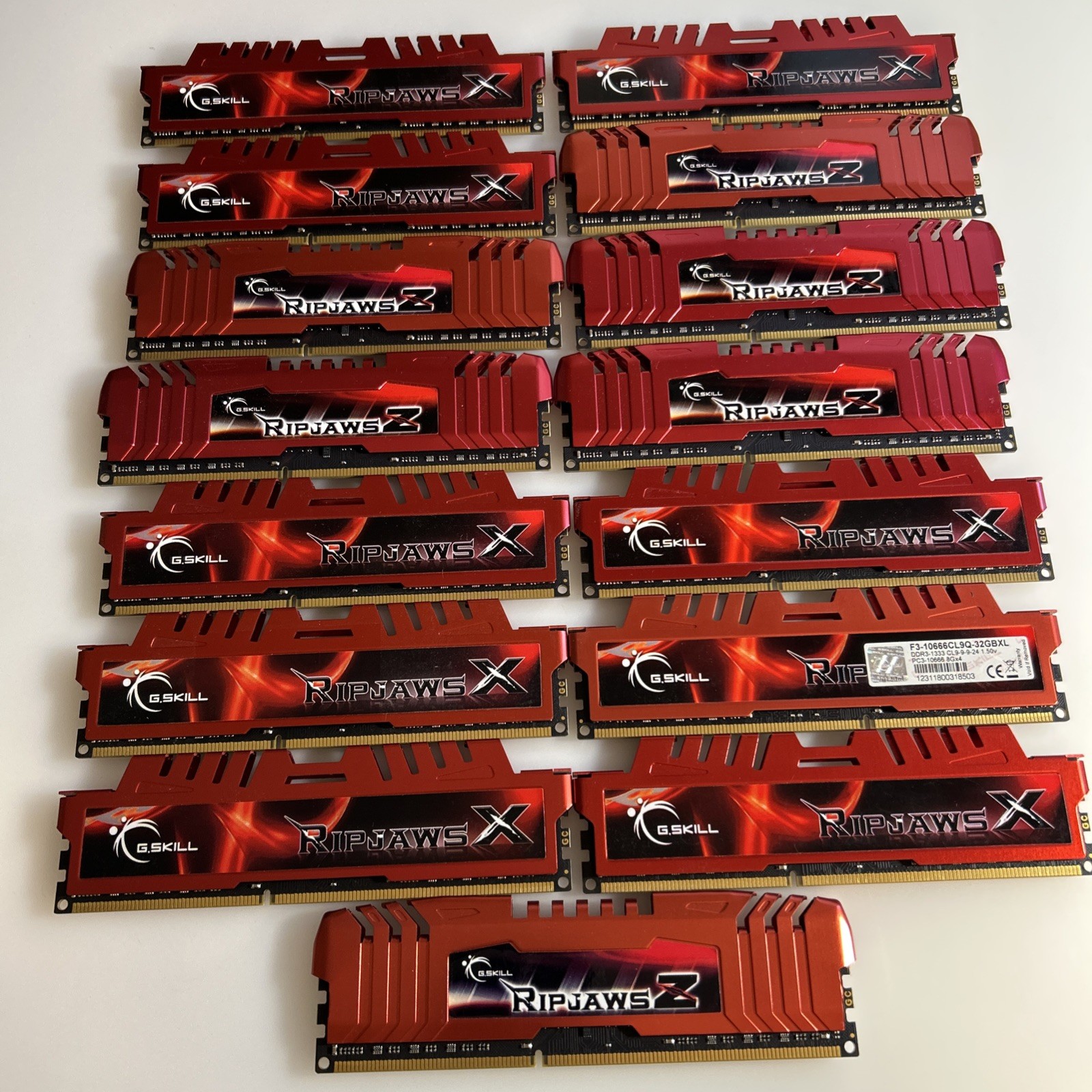 G. Skill Ripjaws Miscellaneous LOT of 15 Untested abrs