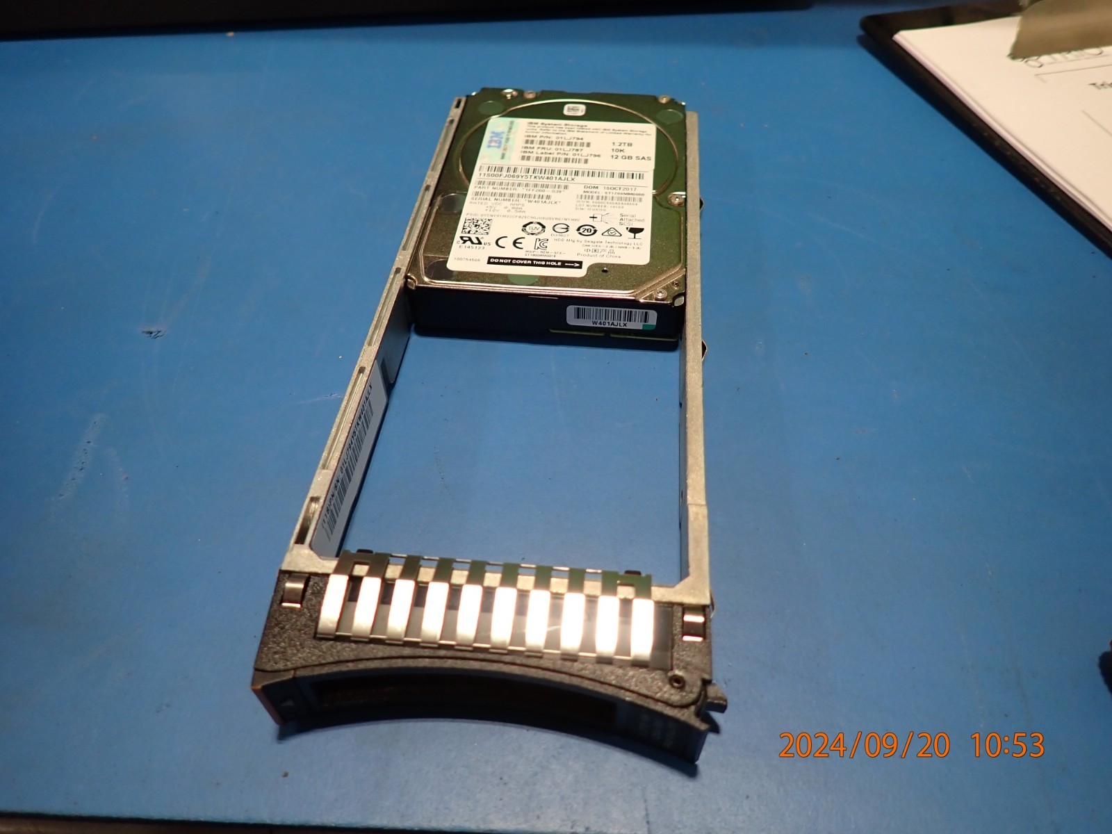 IBM 01LJ787 1.2TB Hot Swap 10K 12gb SAS 2.5" HDD Internal Hard Disk Drive
