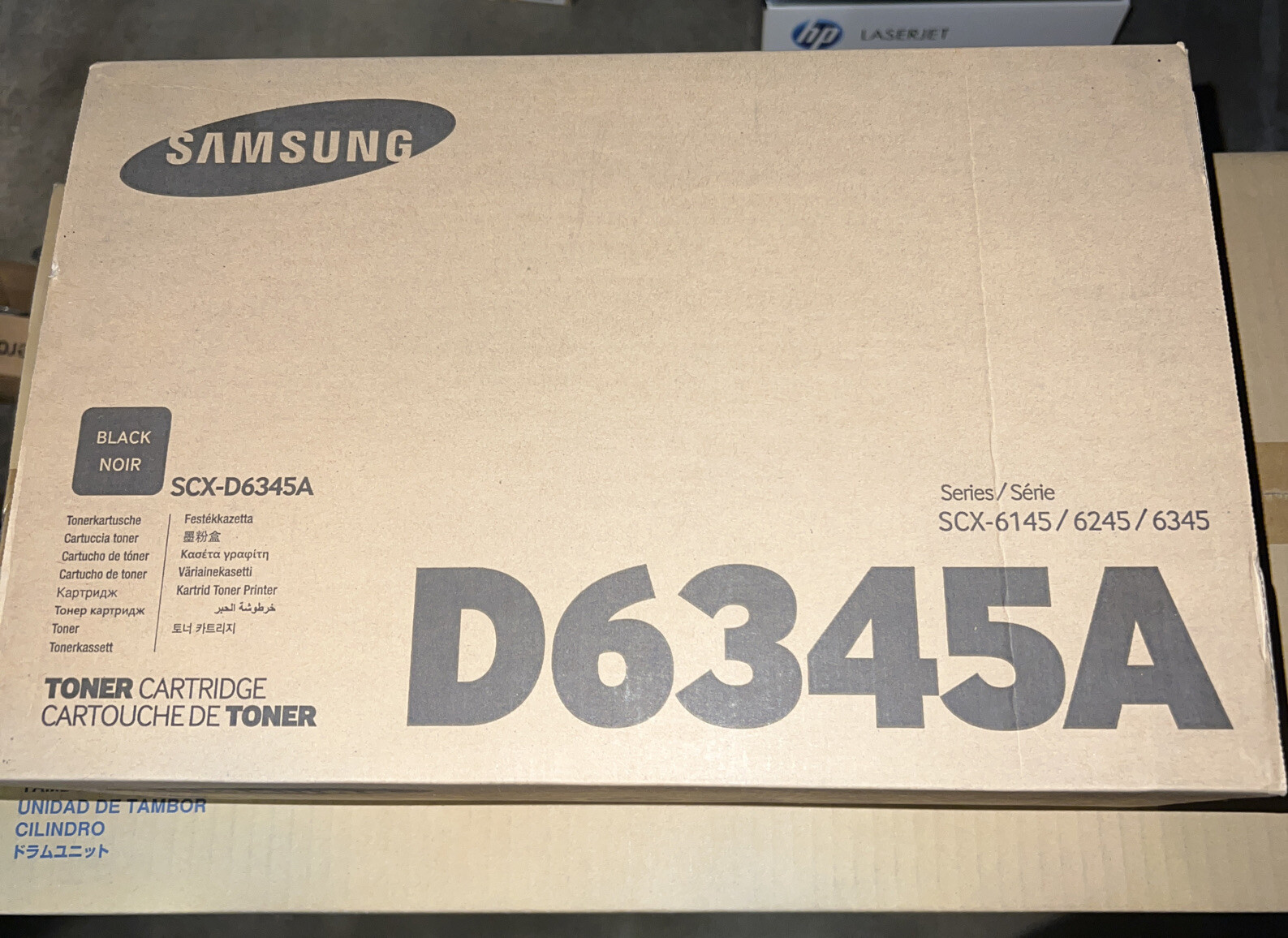 New Genuine SAMSUNG SCX-D6345A D6345A Black Toner Cartridges - Open Box