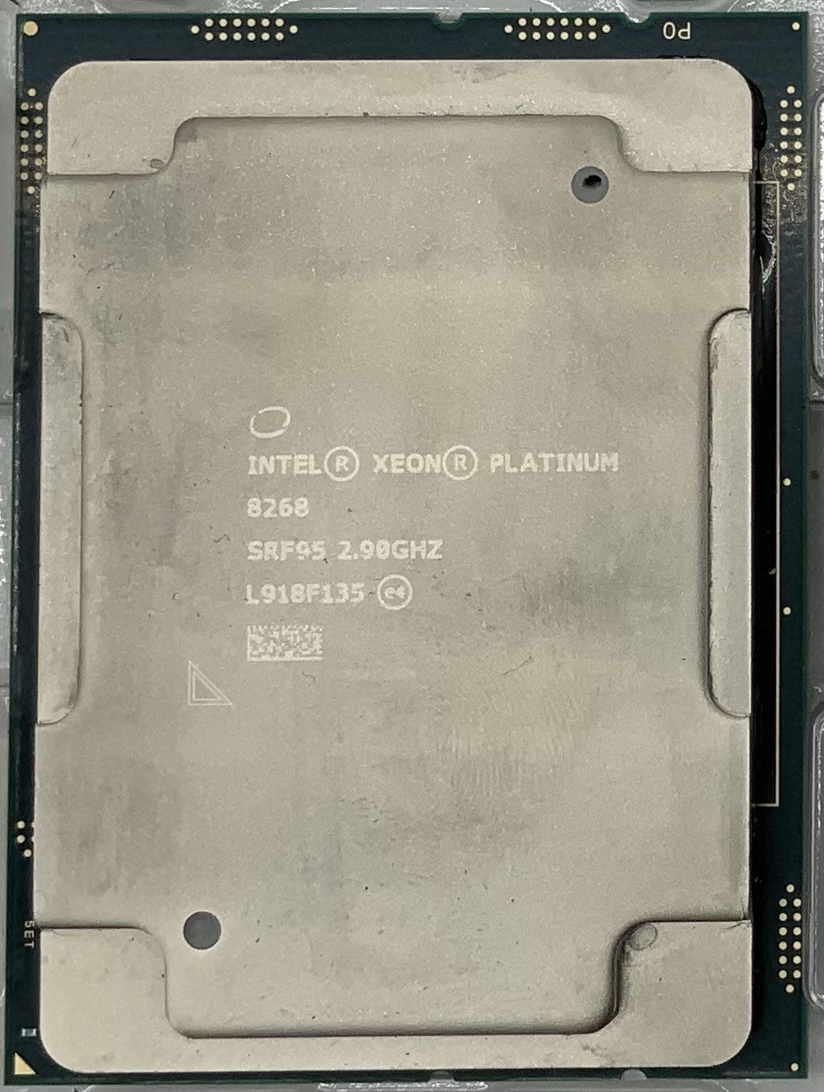 Intel Xeon Platinum 8268 2.9GHz 24-Core FCLGA3647 Processor | SRF95