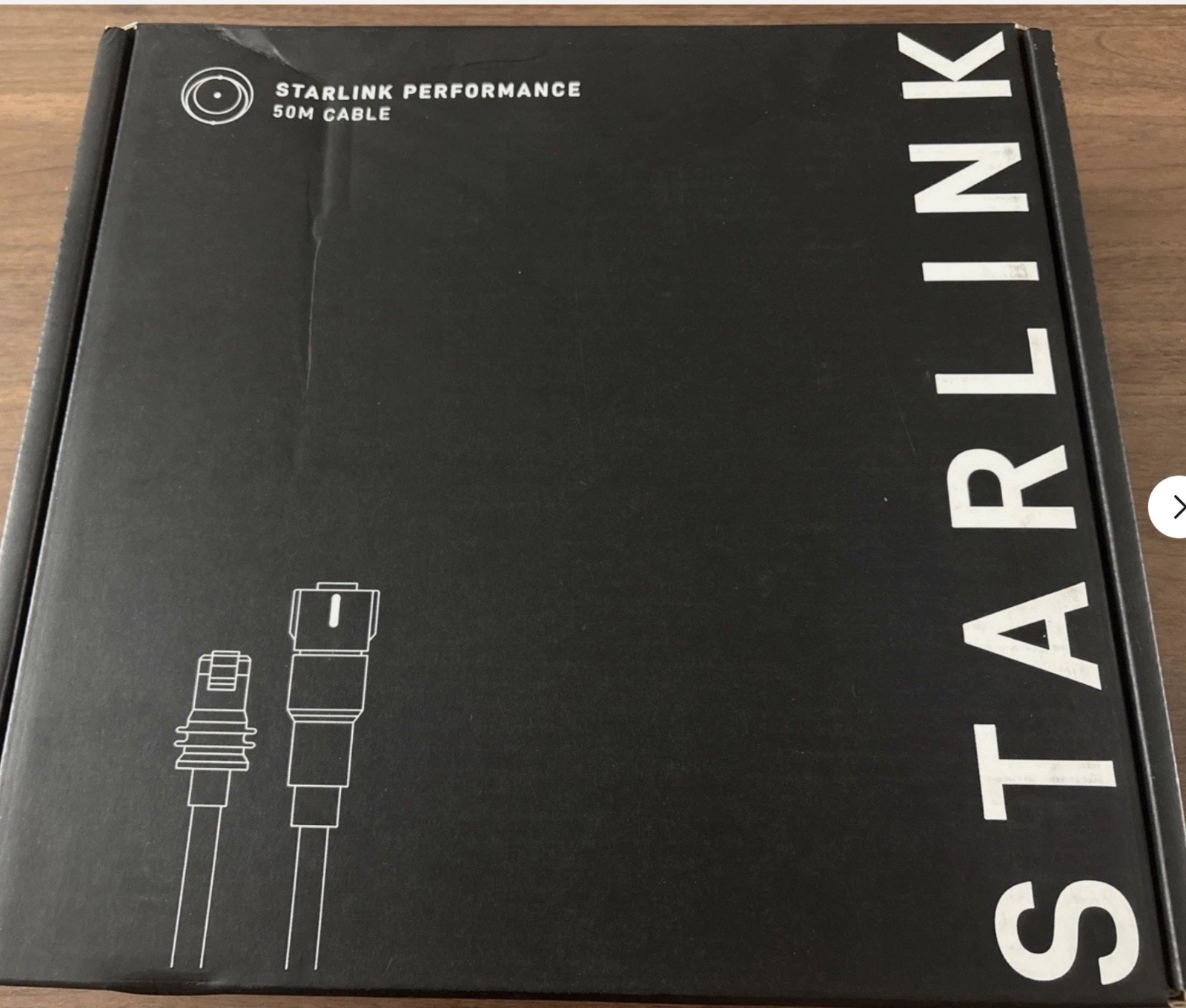 Starlink Performance 50m 164ft Cable Shipping USPS Or Optional Next Day Air