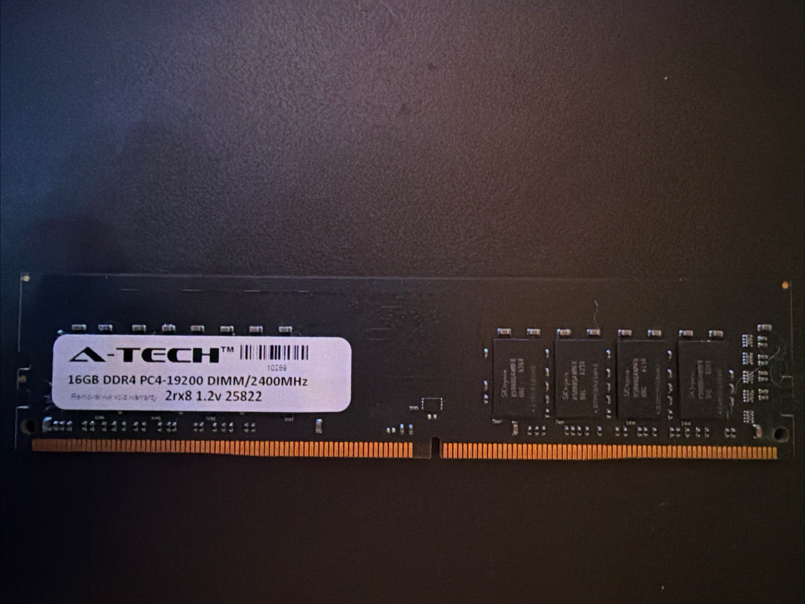 A-tech 16GB Ddr4 Pc4-19200 Dimm/2400mhz 2rx8 1.2v 25822